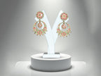 Hand-Painted Floral Hoop Earrings | Statement Ethnic Jewellery for Women