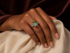 Labubu Doll Ring – Cute Adjustable Fashion Ring with Heart Stone