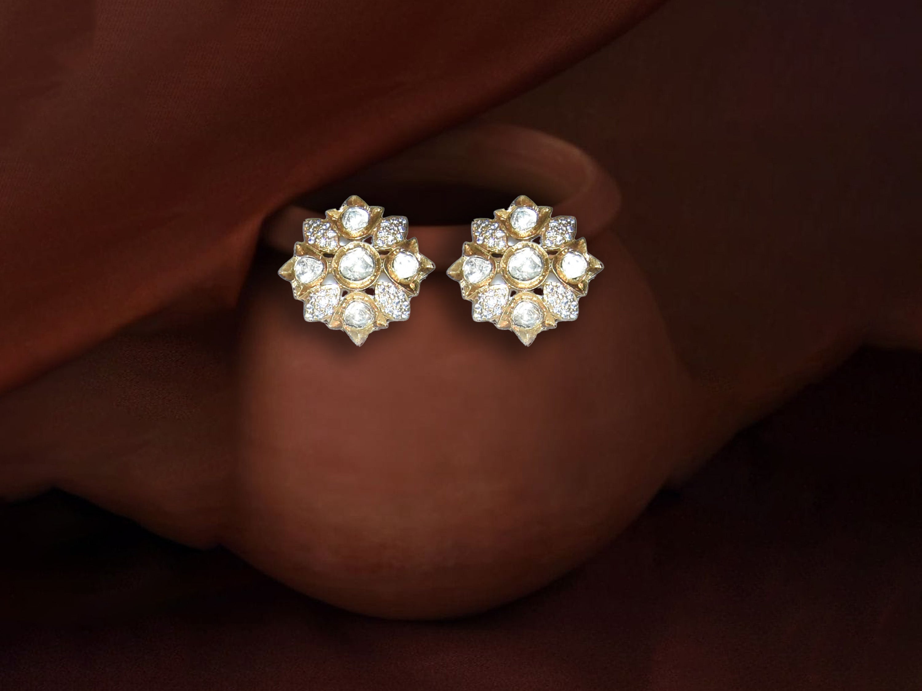 Floral Stud Earrings