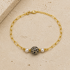 Noir Pearl Accent Bracelet