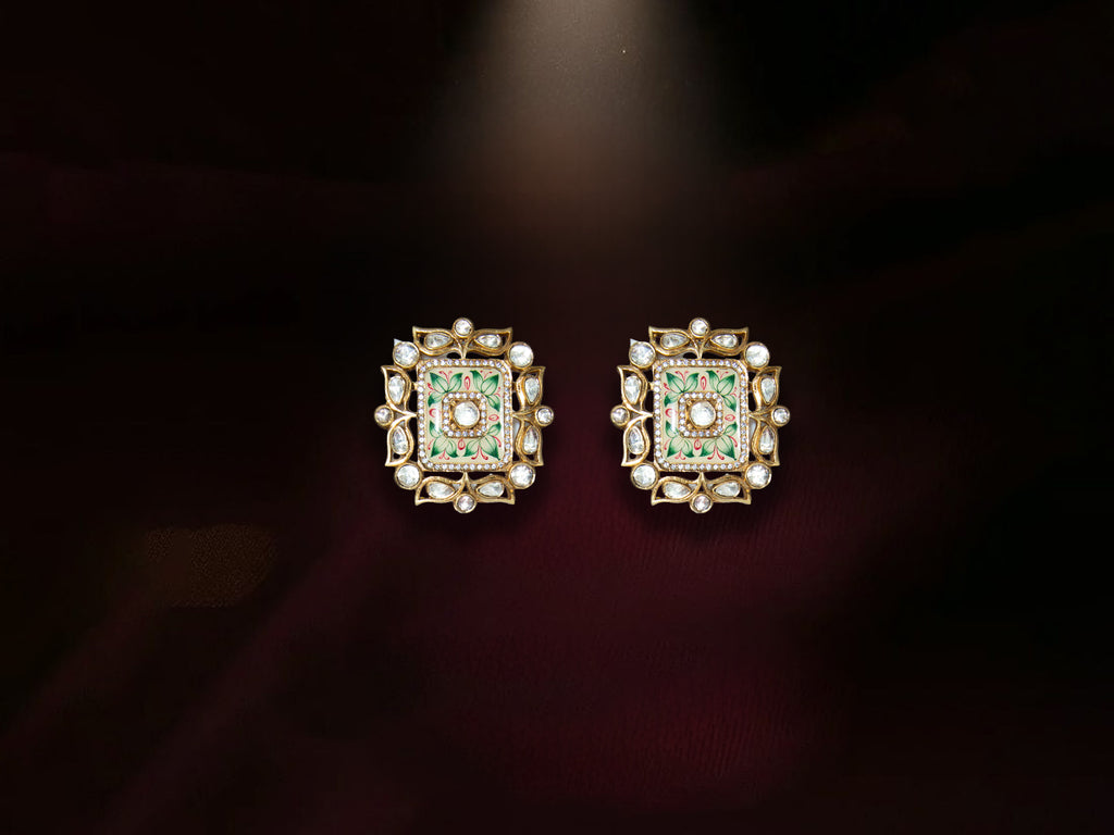 Royal Meenakari Stud Earrings