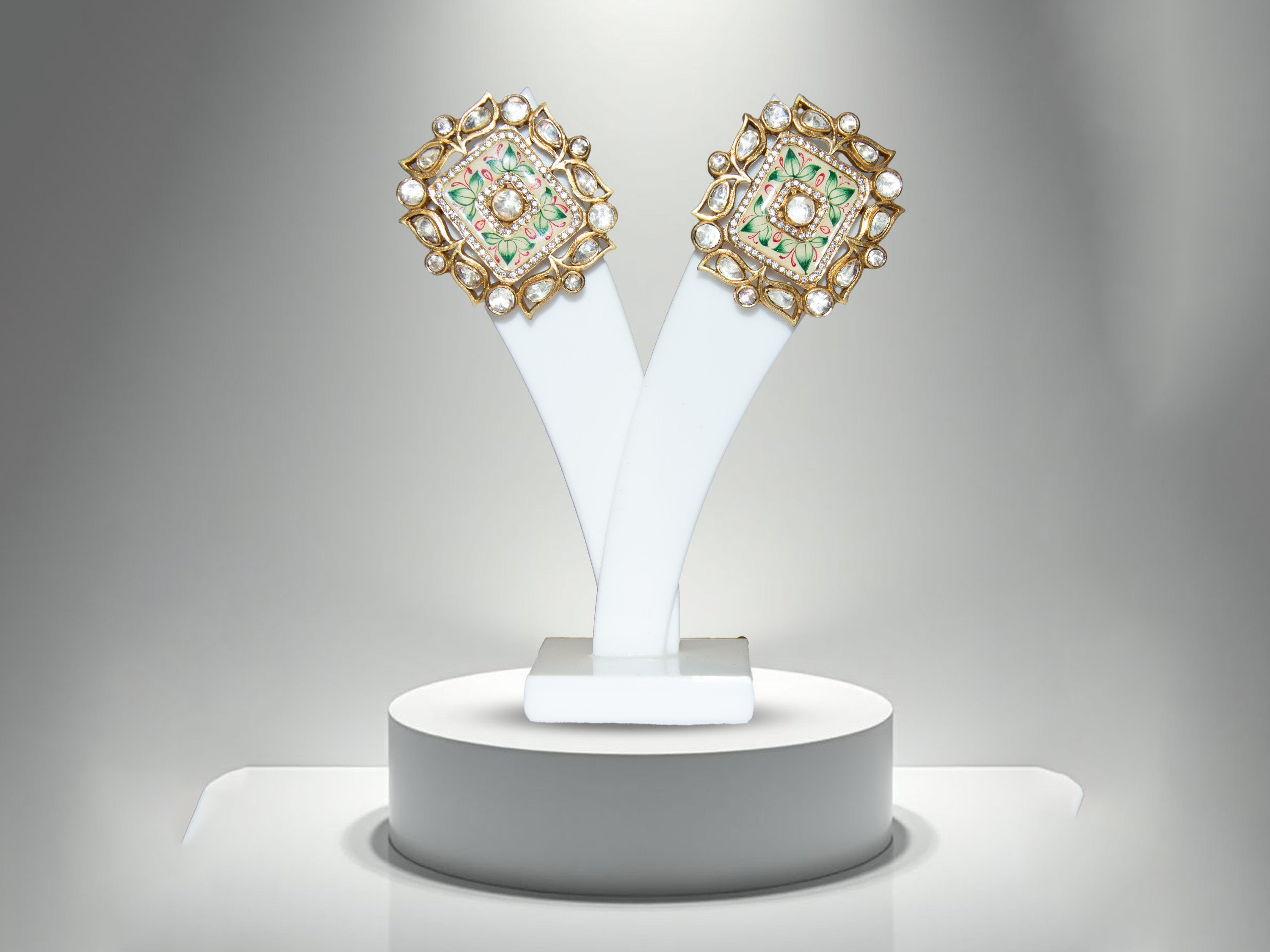 Royal Meenakari Stud Earrings