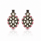 Antique Polki Leaf Stud Earrings