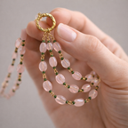 Blush Harmony Rose Quartz Necklace