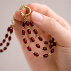 Crimson Grace Glass-Fill Ruby Necklace