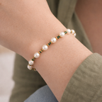 Emerald Whisper Pearl Bracelet