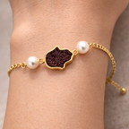 Royal Wine Snapchat Pendant Bracelet