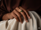 Labubu Doll Ring – Cute Adjustable Fashion Ring with Heart Stone