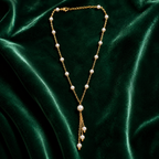 Celeste Pearl Drop Necklace