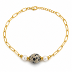 Noir Pearl Accent Bracelet