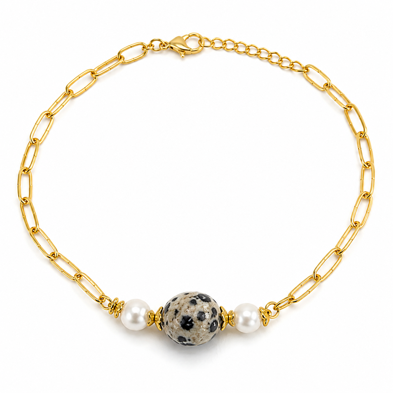 Noir Pearl Accent Bracelet