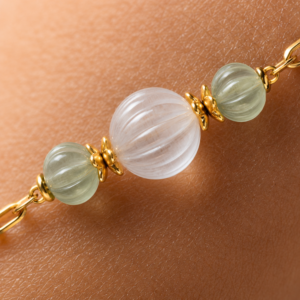 Luna Strawberry Stone Bracelet