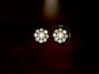 Classic Polki Floral Stud Earrings