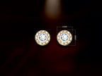 Classic Round Polki Stud Earrings
